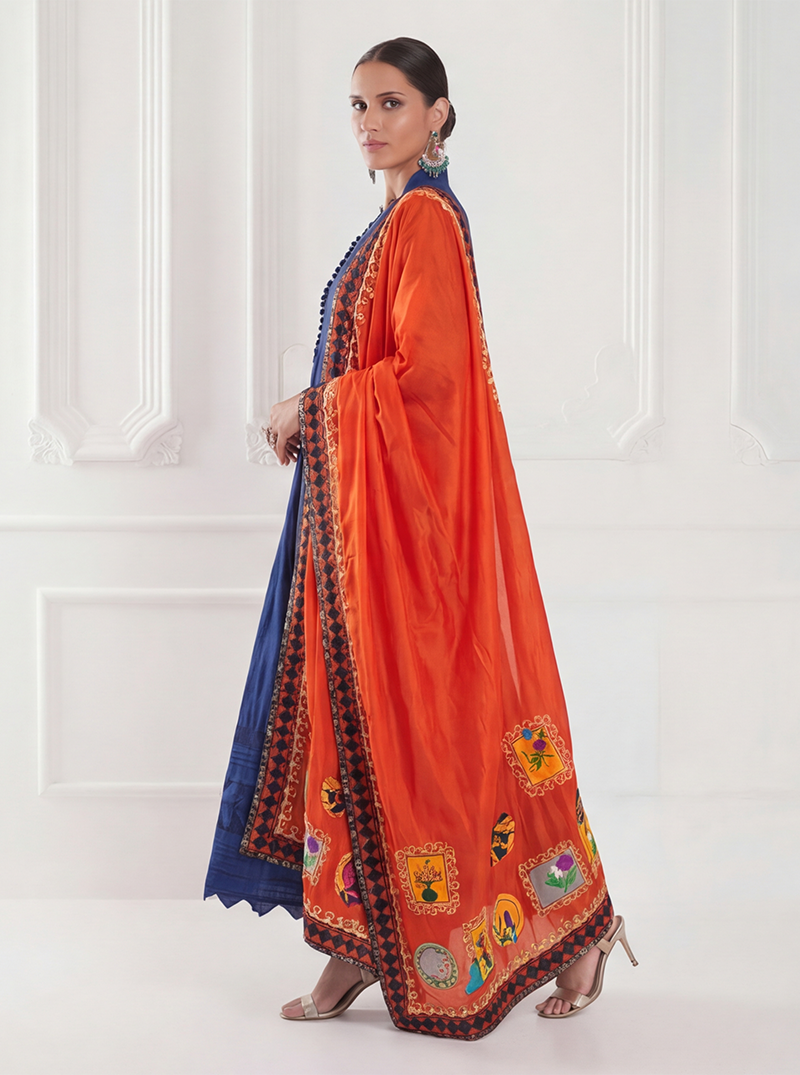 NAVY BLUE KALIDAR - Image 4