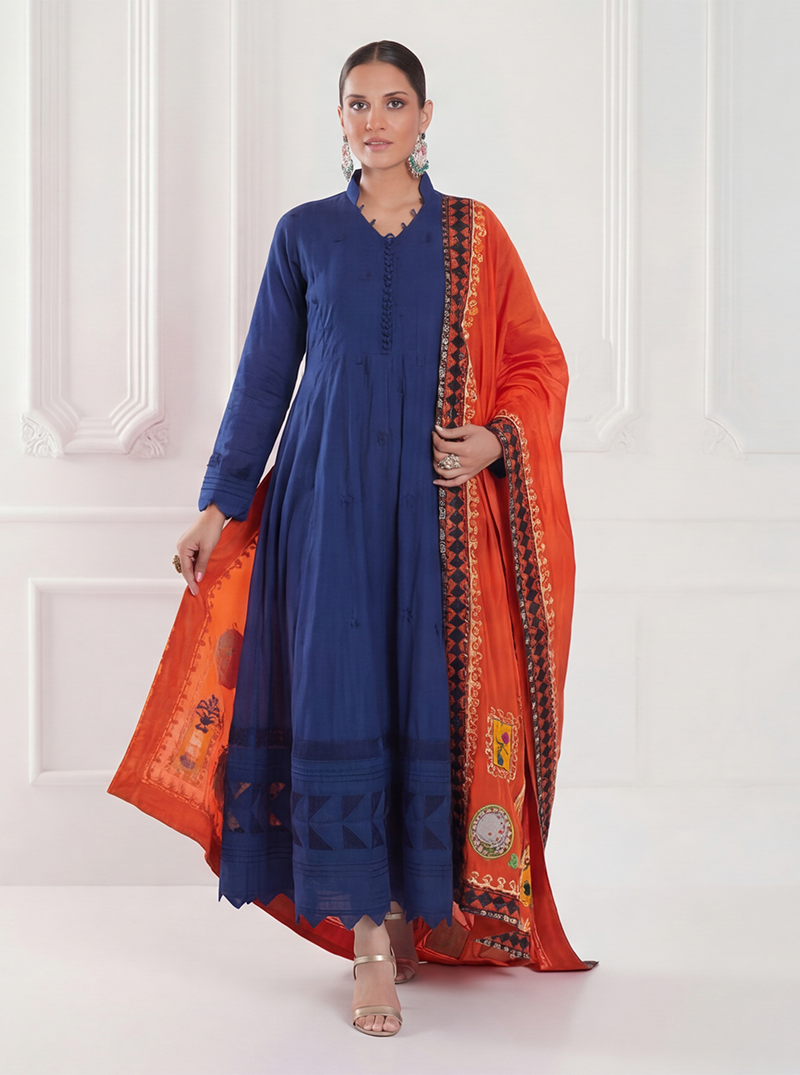 NAVY BLUE KALIDAR - Image 5